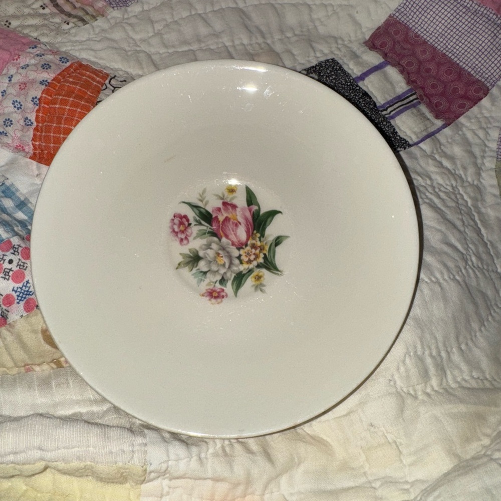 Homer Laughlin “Rhythm” Floral Saucer
